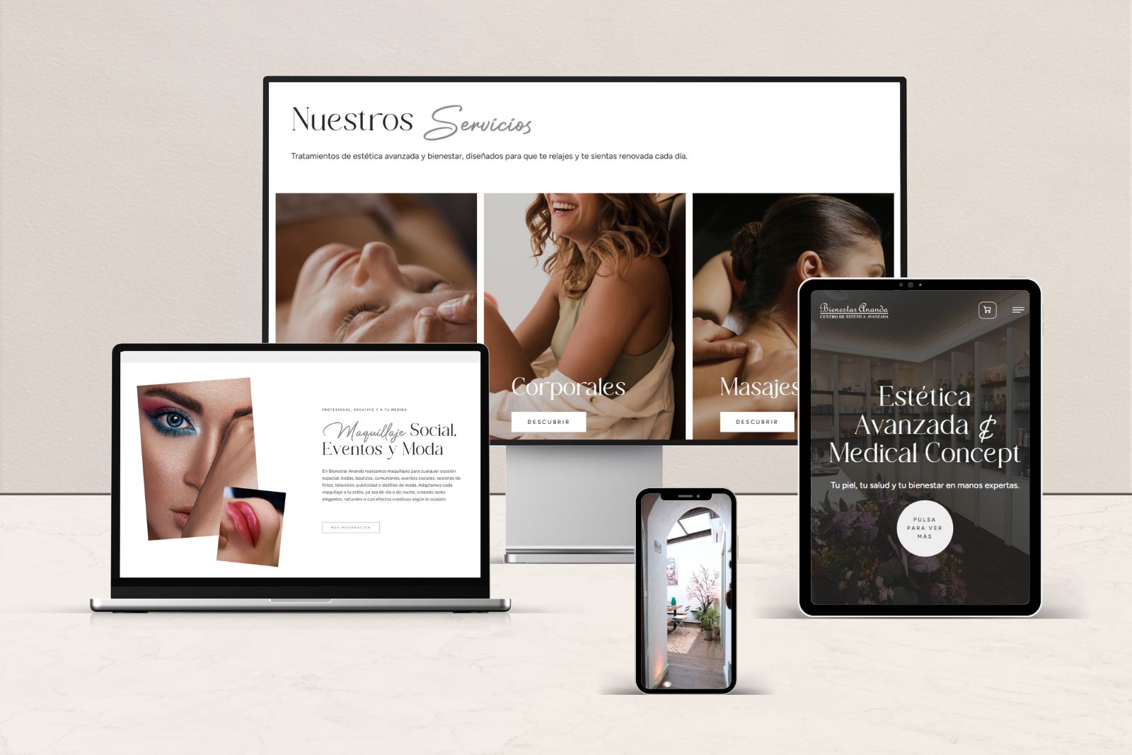 Diseño web Centro de Estética